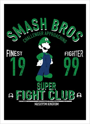 Super Fight Club - Luigi Player 2 Fighter