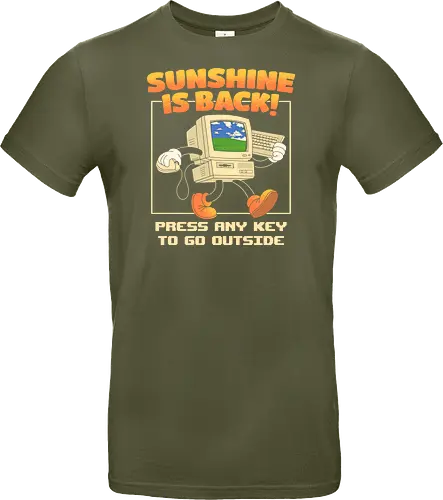 Sunshine Is Back Retro Computer