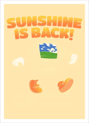 Sunshine Is Back Retro Computer