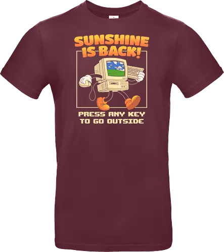Sunshine Is Back Retro Computer