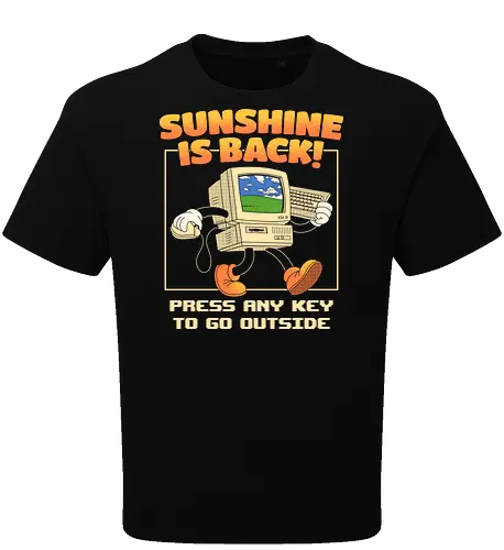 Sunshine Is Back Retro Computer
