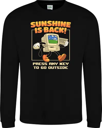 Sunshine Is Back Retro Computer