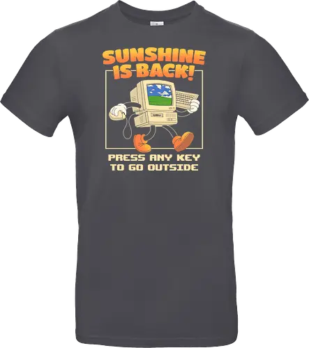 Sunshine Is Back Retro Computer