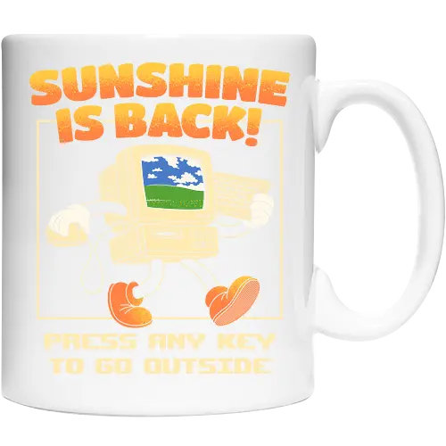 Sunshine Is Back Retro Computer