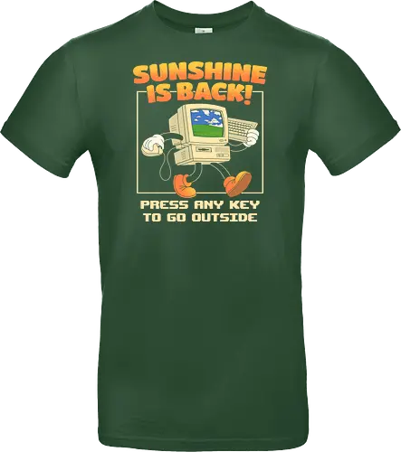 Sunshine Is Back Retro Computer
