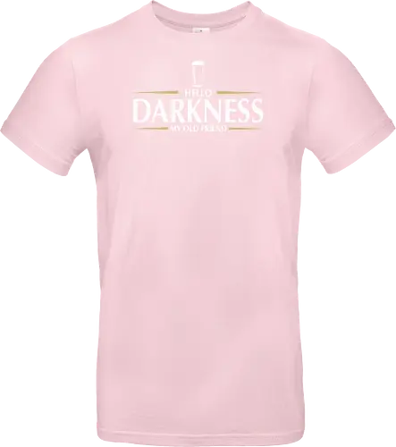 Hello darkness - beer, guiness, stout, hello darkness my old friend, Simon and Garfunkel, drinks - Standard T-Shirt