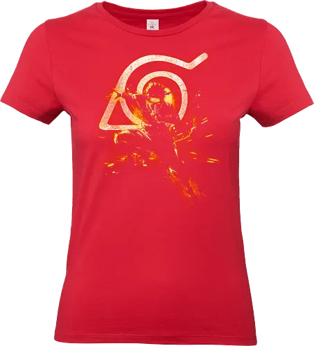 Never give up - Shinobi, anime, manga, japan, fantasy - Standard T-Shirt (Frauen)
