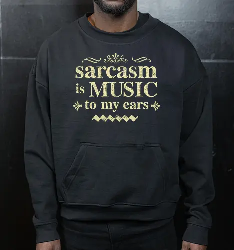The music of sarcasm