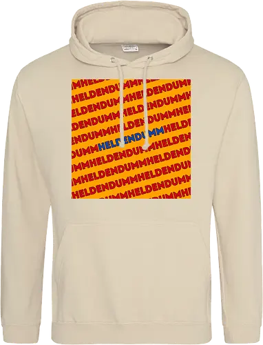 Heldendumm Laufschrift