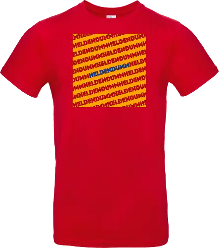 Heldendumm Laufschrift