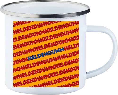 Heldendumm Laufschrift