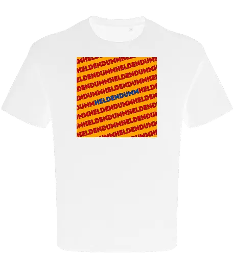 Heldendumm Laufschrift