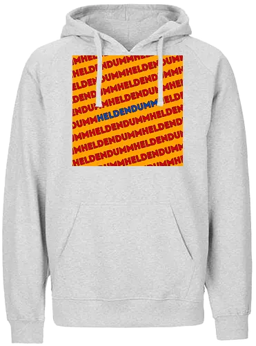 Heldendumm Laufschrift - Fairtrade Hoodie
