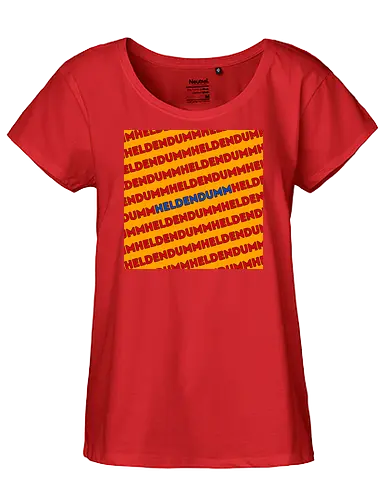 Heldendumm Laufschrift - Fairtrade Girl Shirt