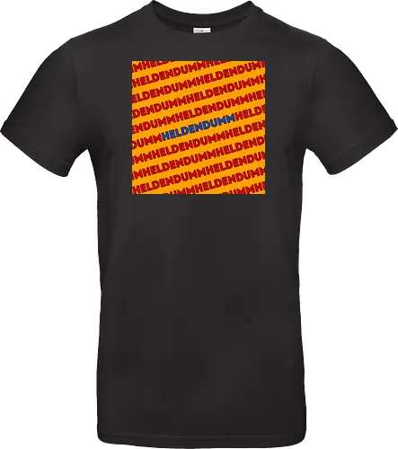 Heldendumm Laufschrift