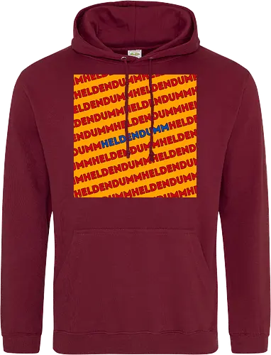 Heldendumm Laufschrift