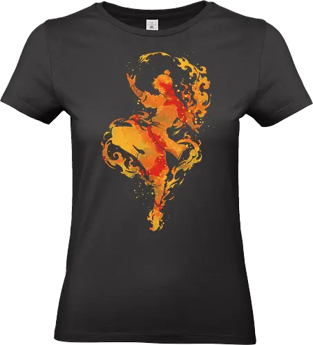 The fire dancer - avatar the last air bender, Fire Nation, Prince Zuko, tv show, anime, television, fantasy, cute, kids, Aang - Standard T-Shirt (Frauen)