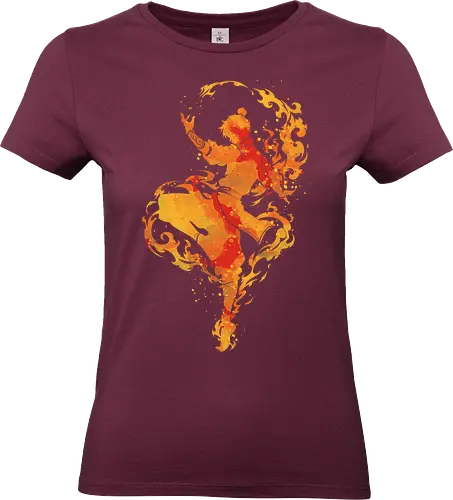 The fire dancer - avatar the last air bender, Fire Nation, Prince Zuko, tv show, anime, television, fantasy, cute, kids, Aang - Standard T-Shirt (Frauen)