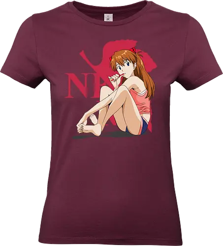 Asuka – Unit 02 Pilot - evangelion, asuka langley soryu, eva pilot, mecha battle, anime heroine, sci fi anime, anime illustration - Standard T-Shirt (Frauen)