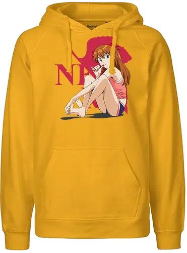 Asuka – Unit 02 Pilot - evangelion, asuka langley soryu, eva pilot, mecha battle, anime heroine, sci fi anime, anime illustration - Fairtrade Hoodie