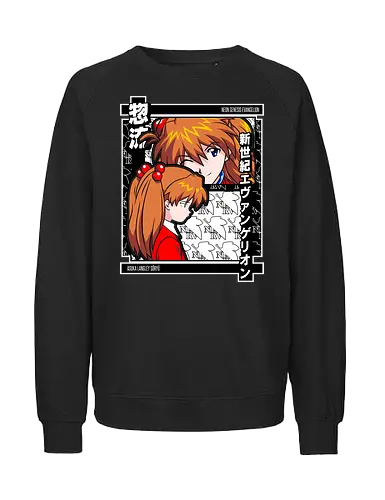 Asuka – Eva Unit 02 Rage - evangelion, asuka, unit 02, anime pilot, mecha battle anime, anime aesthetic - Fairtrade Sweatshirt