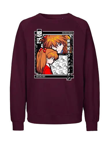 Asuka – Eva Unit 02 Rage - evangelion, asuka, unit 02, anime pilot, mecha battle anime, anime aesthetic - Fairtrade Sweatshirt