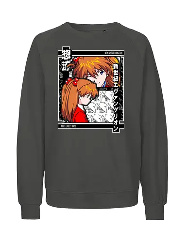 Asuka – Eva Unit 02 Rage - evangelion, asuka, unit 02, anime pilot, mecha battle anime, anime aesthetic - Fairtrade Sweatshirt