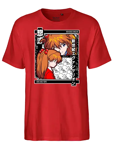 Asuka – Eva Unit 02 Rage - evangelion, asuka, unit 02, anime pilot, mecha battle anime, anime aesthetic - Fairtrade T-Shirt
