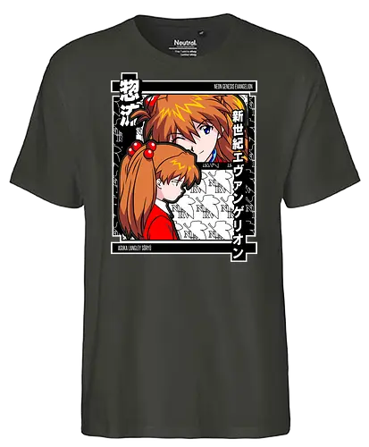 Asuka – Eva Unit 02 Rage - evangelion, asuka, unit 02, anime pilot, mecha battle anime, anime aesthetic - Fairtrade T-Shirt