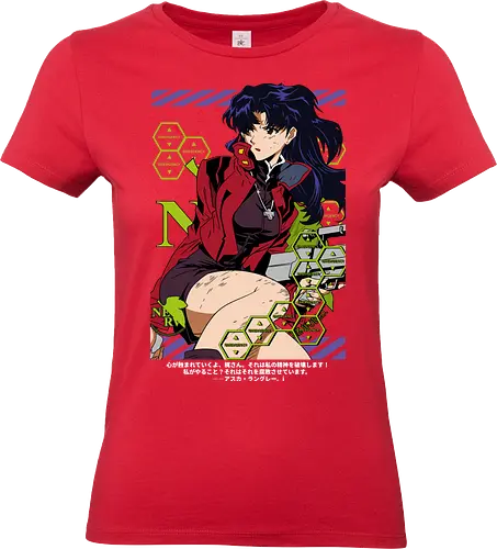 Misato – Operation Commander - misato katsuragi, nerv leader, anime military, sci fi anime, anime aesthetic, evangelion - Standard T-Shirt (Frauen)