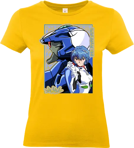 Rei – The First Child - evangelion, rei ayanami, eva pilot, anime girl, mecha anime, sci fi anime, anime art - Standard T-Shirt (Frauen)