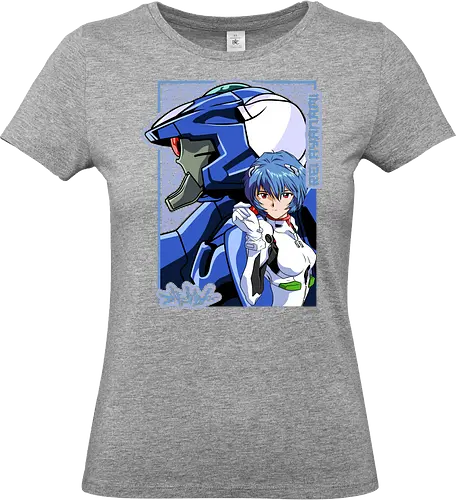 Rei – The First Child - evangelion, rei ayanami, eva pilot, anime girl, mecha anime, sci fi anime, anime art - Standard T-Shirt (Frauen)