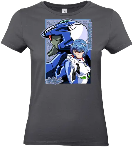 Rei – The First Child - evangelion, rei ayanami, eva pilot, anime girl, mecha anime, sci fi anime, anime art - Standard T-Shirt (Frauen)