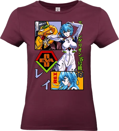 Rei – Silent Pilot - eva unit 00, anime heroine, mecha battle, anime illustration, evangelion, rei ayanami - Standard T-Shirt (Frauen)
