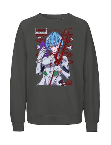 Rei – Blue Eva Soul - evangelion, rei ayanami, anime pilot girl, sci fi anime, mecha anime, anime aesthetic - Fairtrade Sweatshirt