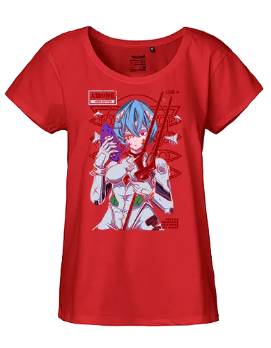 Rei – Blue Eva Soul - evangelion, rei ayanami, anime pilot girl, sci fi anime, mecha anime, anime aesthetic - Fairtrade Girl Shirt