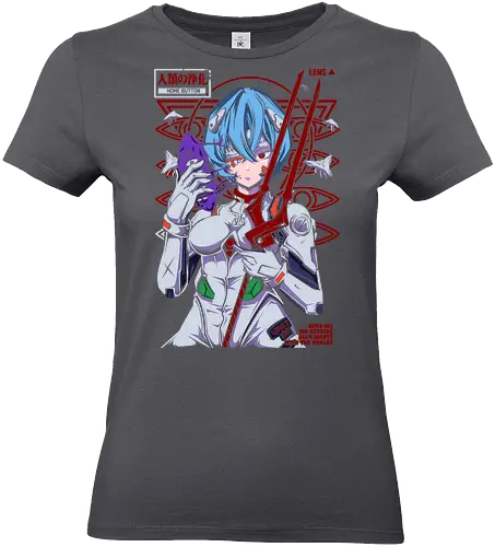Rei – Blue Eva Soul - evangelion, rei ayanami, anime pilot girl, sci fi anime, mecha anime, anime aesthetic - Standard T-Shirt (Frauen)