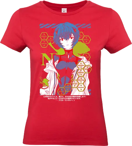 Rei – Eva Unit 00 - evangelion, rei ayanami, unit 00 pilot, anime character, mecha action anime, anime art - Standard T-Shirt (Frauen)