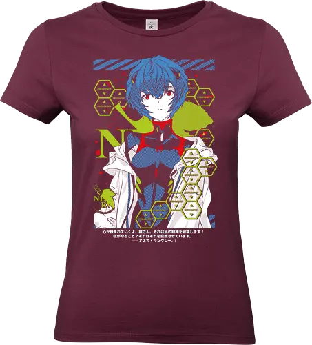 Rei – Eva Unit 00 - evangelion, rei ayanami, unit 00 pilot, anime character, mecha action anime, anime art - Standard T-Shirt (Frauen)