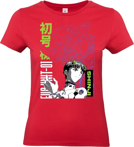Shinji – Eva Unit 01 Pilot - evangelion, shinji ikari, eva pilot, mecha anime, sci fi anime, anime art - Standard T-Shirt (Frauen)