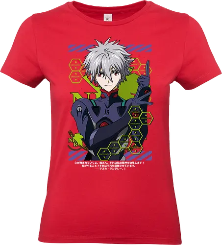 Kaworu – The Final Angel - evangelion, kaworu nagisa, final angel, eva pilot, anime character, mecha anime, sci fi anime, anime art - Standard T-Shirt (Frauen)