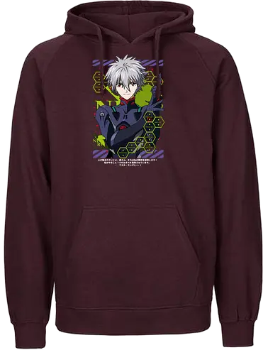 Kaworu – The Final Angel - evangelion, kaworu nagisa, final angel, eva pilot, anime character, mecha anime, sci fi anime, anime art - Fairtrade Hoodie