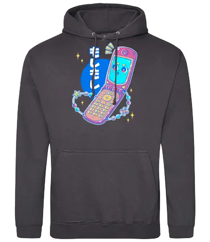 MOSHI MOSHI - kawaii, pop, cute, cellphone, japan, japanese, retro, vintage - Standard Hoodie