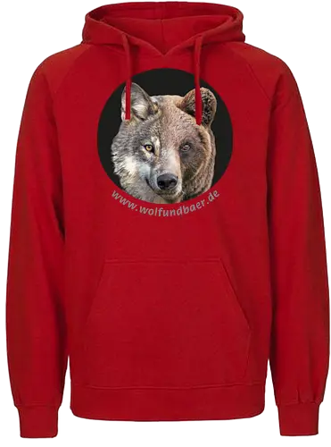 Wolf-Bär-Kopf - Fairtrade Hoodie