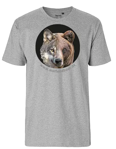 Wolf-Bär-Kopf - Fairtrade T-Shirt
