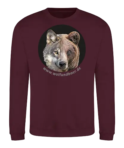Wolf-Bär-Kopf - Sweatshirt