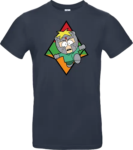 "Professor Chaos Rising" Butters South Park Anime Parody Graphic