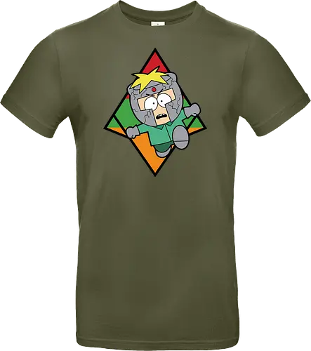 "Professor Chaos Rising" Butters South Park Anime Parody Graphic