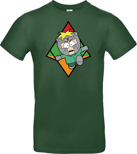 "Professor Chaos Rising" Butters South Park Anime Parody Graphic