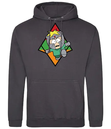 "Professor Chaos Rising" Butters South Park Anime Parody Graphic - professor chaos shirt, butters south park t-shirt, south park parody graphic tee, funny superhero apparel, butters stotch alter ego design, professor chaos tinfoil helmet, anime style south park shirt, hilarious cartoon villain top, south park fan gift, chaotic butters streetwear, vibrant character illustration, retro cartoon mashup clothing, funny animated series merch, geometric anime backdrop t-shirt, supervillain parody clothing, south park collectibles, trendy adult animation fashion, unique character art tee, butters stotch fan gear - Standard Hoodie